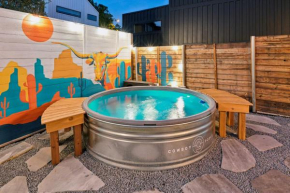 Modern Austin Retreat with Heated Cowboy Pool!